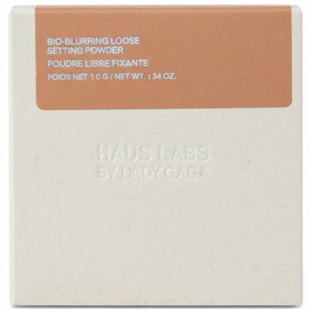 $38 Retail Haus Labs By Lady Gaga Bio-Blurring Loose Setting Powder - Deep Honey - Picture 7 of 11